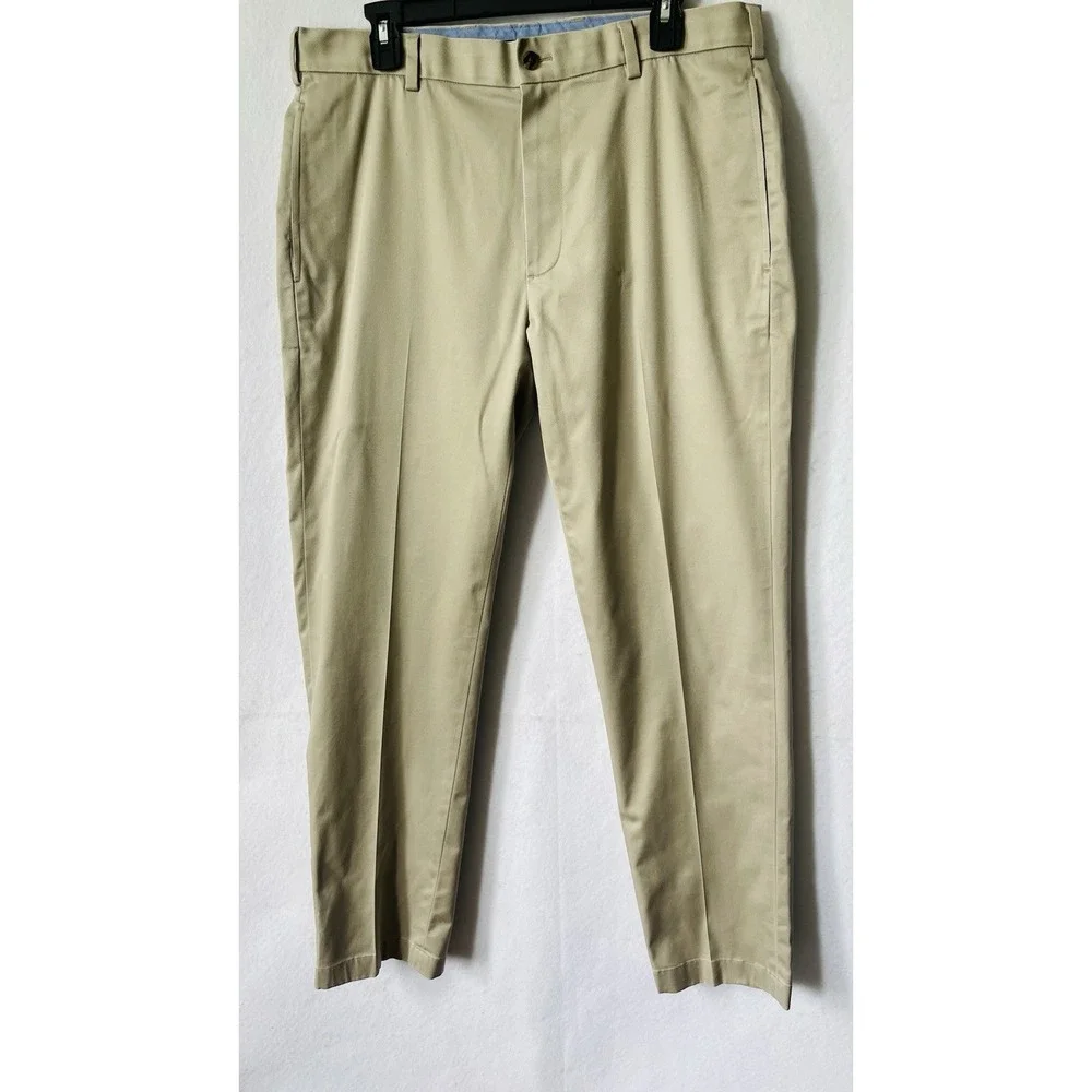 Brooks Brothers Chino Tan Milano Fit Advantage Chino ‎ Pants,size 34/32